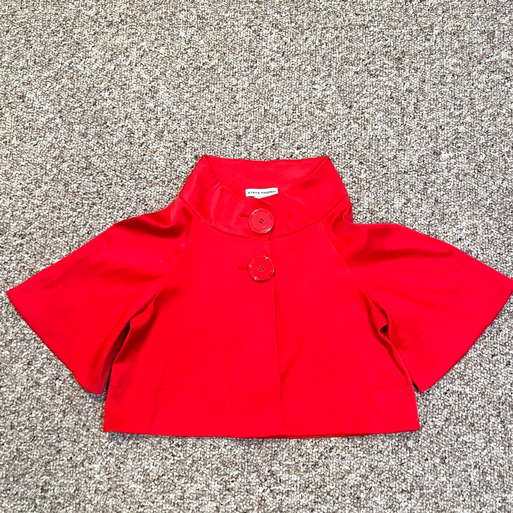 Vintage Steve Madden red capelette